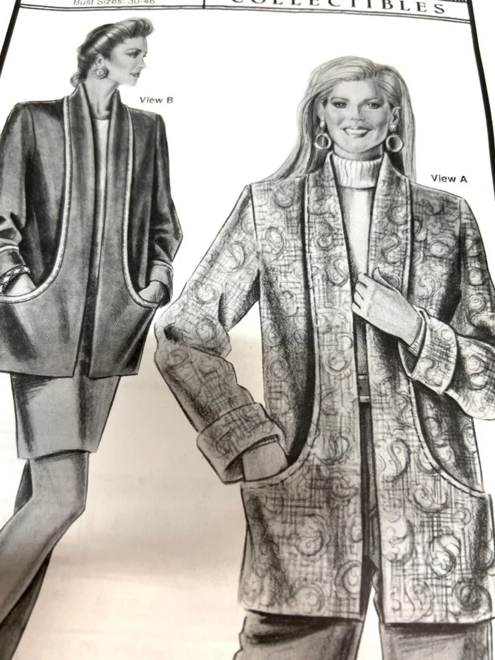 1039 Quick N Easy Jacket Sewing Pattern By Ann Person Bust Sizes 30-46